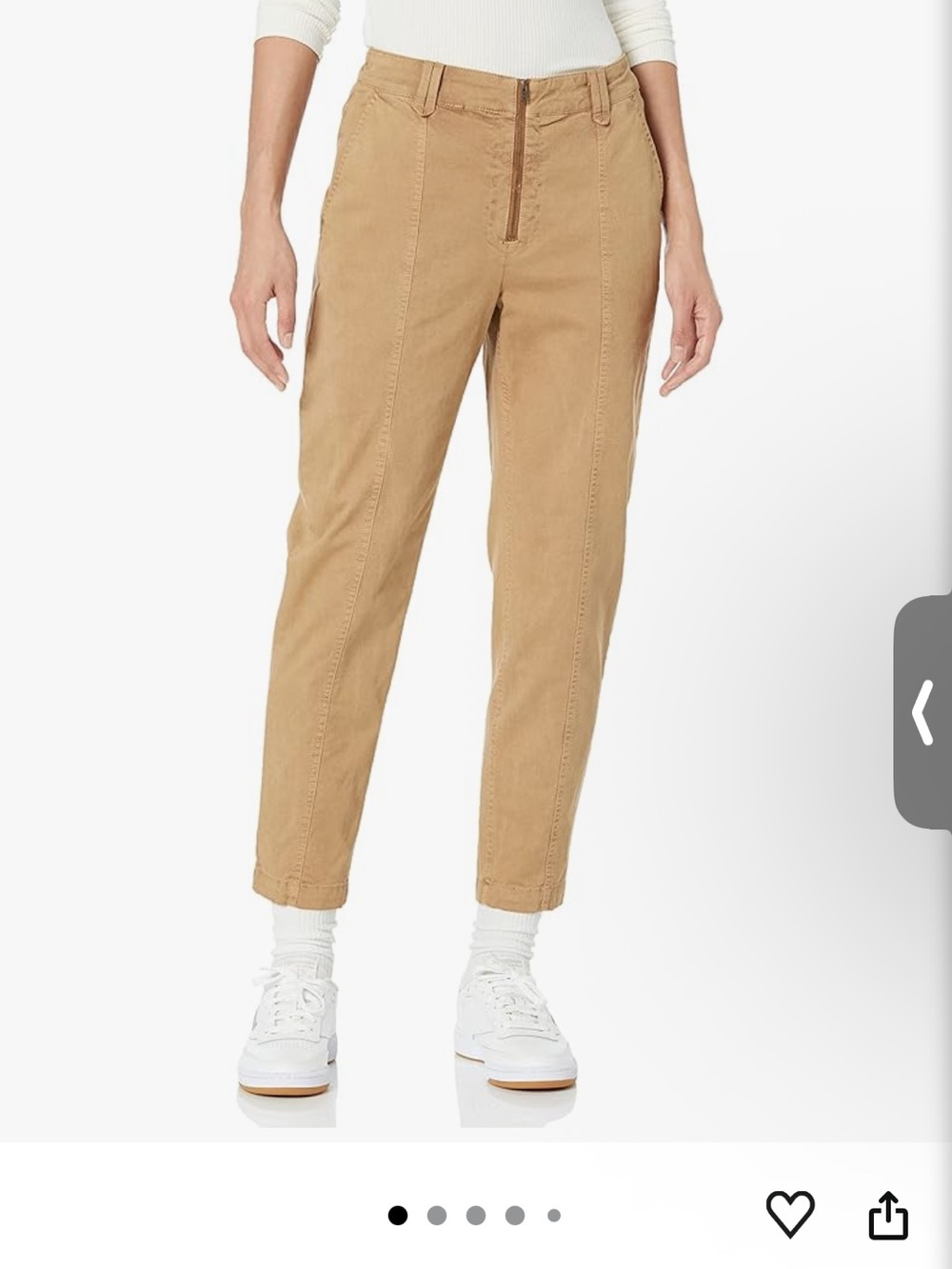 Chino Pants in Khaki Camel